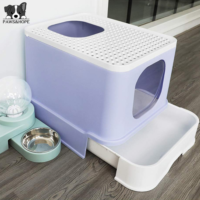 Plastic Cat Litter Box with High Quality